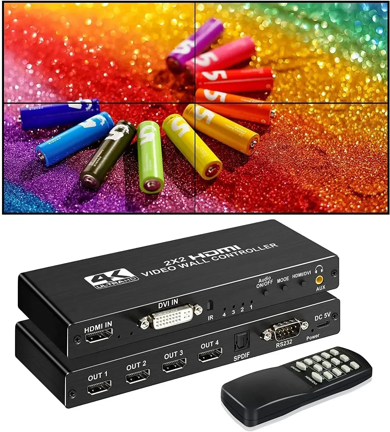 Kontroler ściany wideo HDMI 4K – Home Cinema Video Processor recenzja i cena